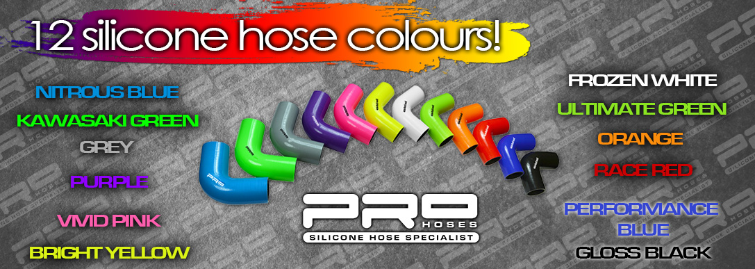 Pro Hoses - Silicone hose specialists • Silicone Hose Colours